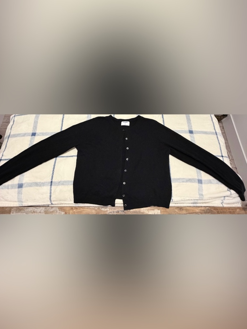 Old Navy Women’s Black Button-Front Cardigan Sweater